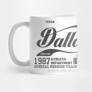 texas dallas athletic sports graph Mug